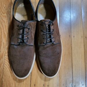Men's Brown Suede Dress Shoes